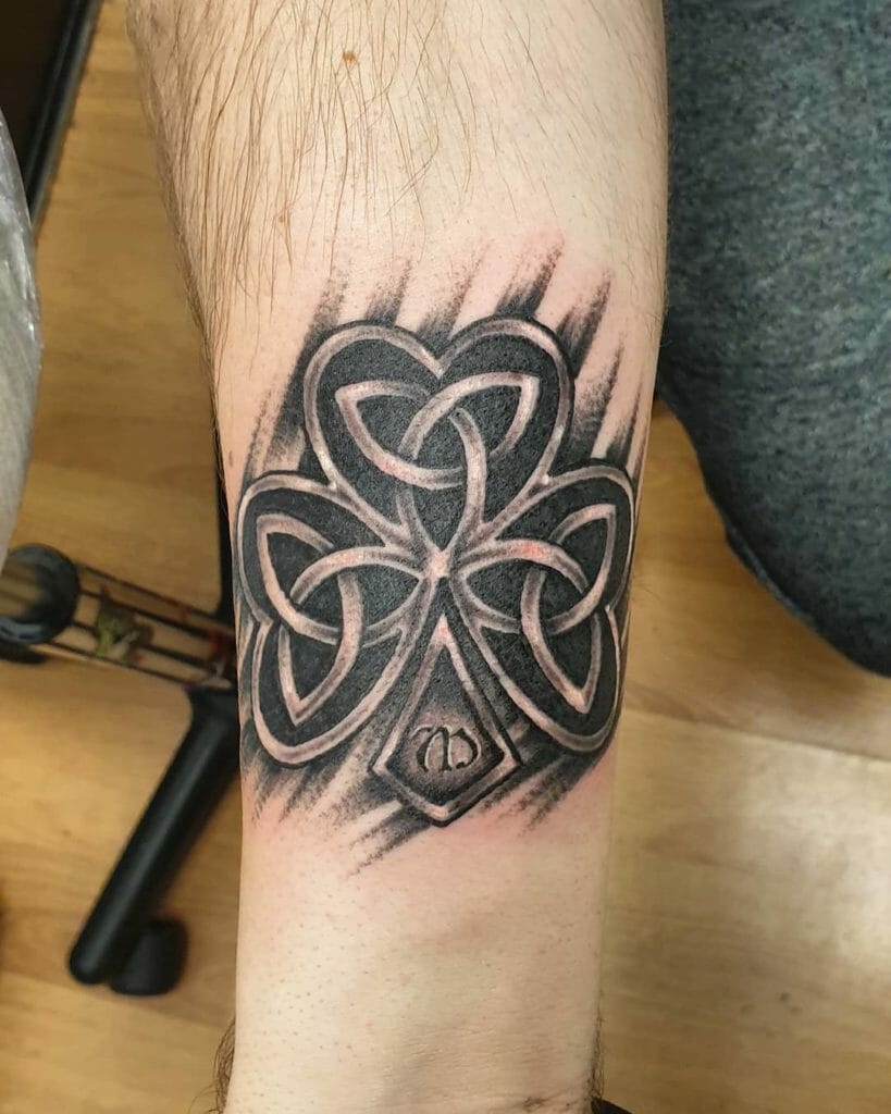 Celtic shamrock tattoos
