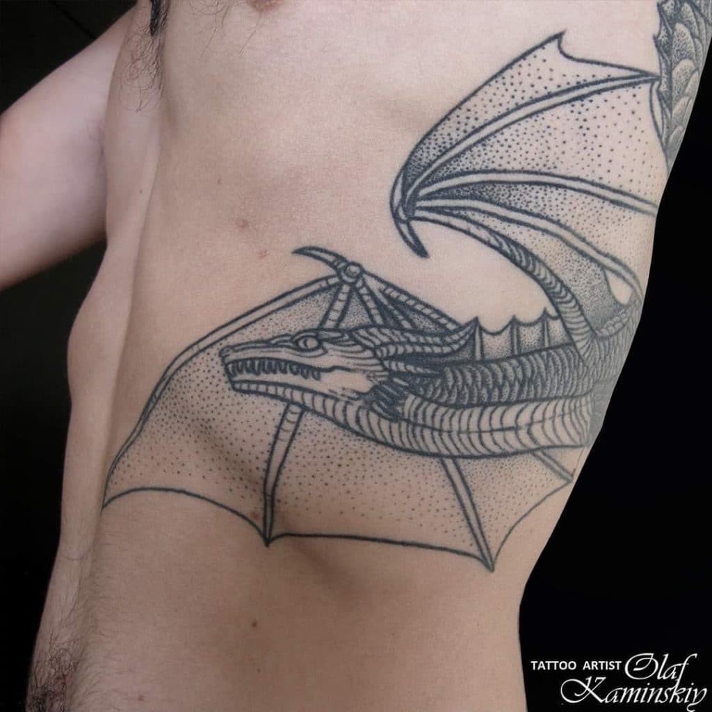 Dragon Skyrim tattoos
