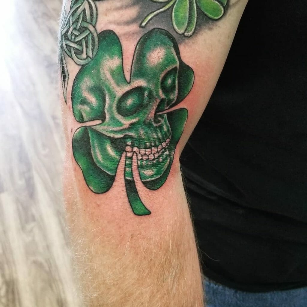 Ireland clovers tattoos designs
