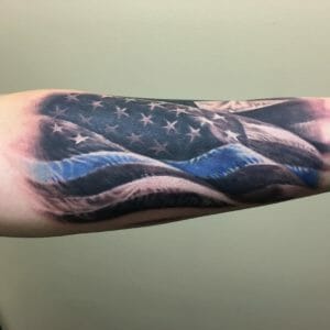 101 Amazing Police Tattoos For 2024!