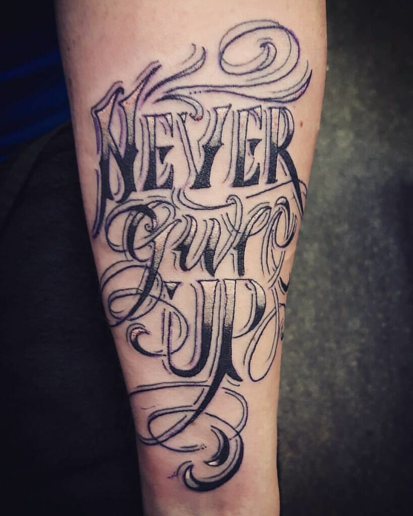 Never give up tattoo4