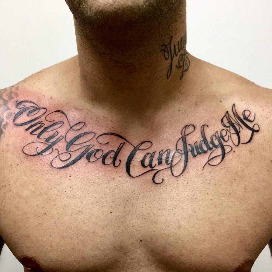 Only God can judge me tattoo2