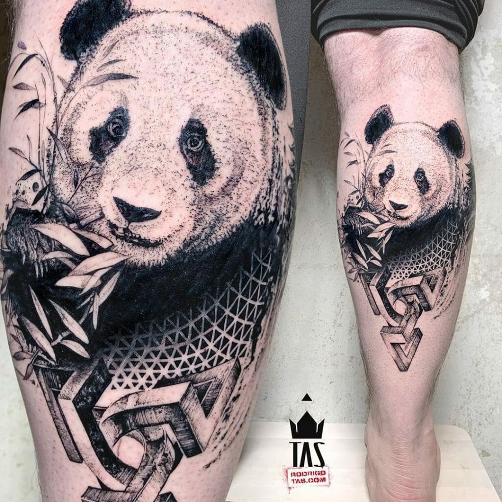 Panda bears tattoo