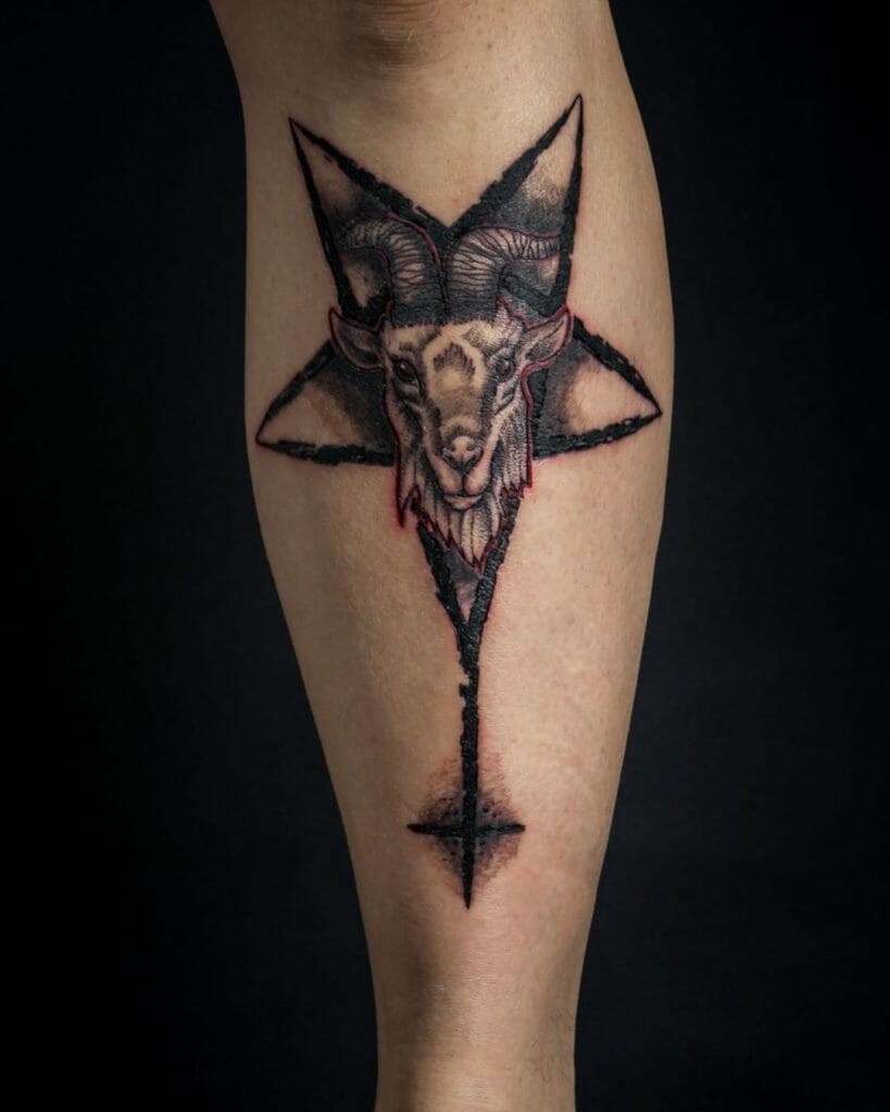 Pentagram tattoo5