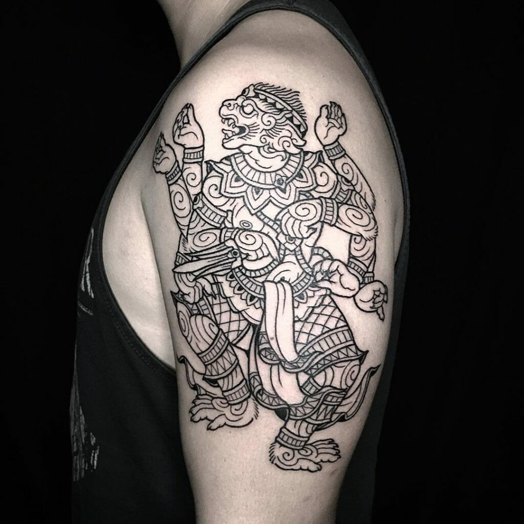 Phil Kwan tattoo monkey king sutras