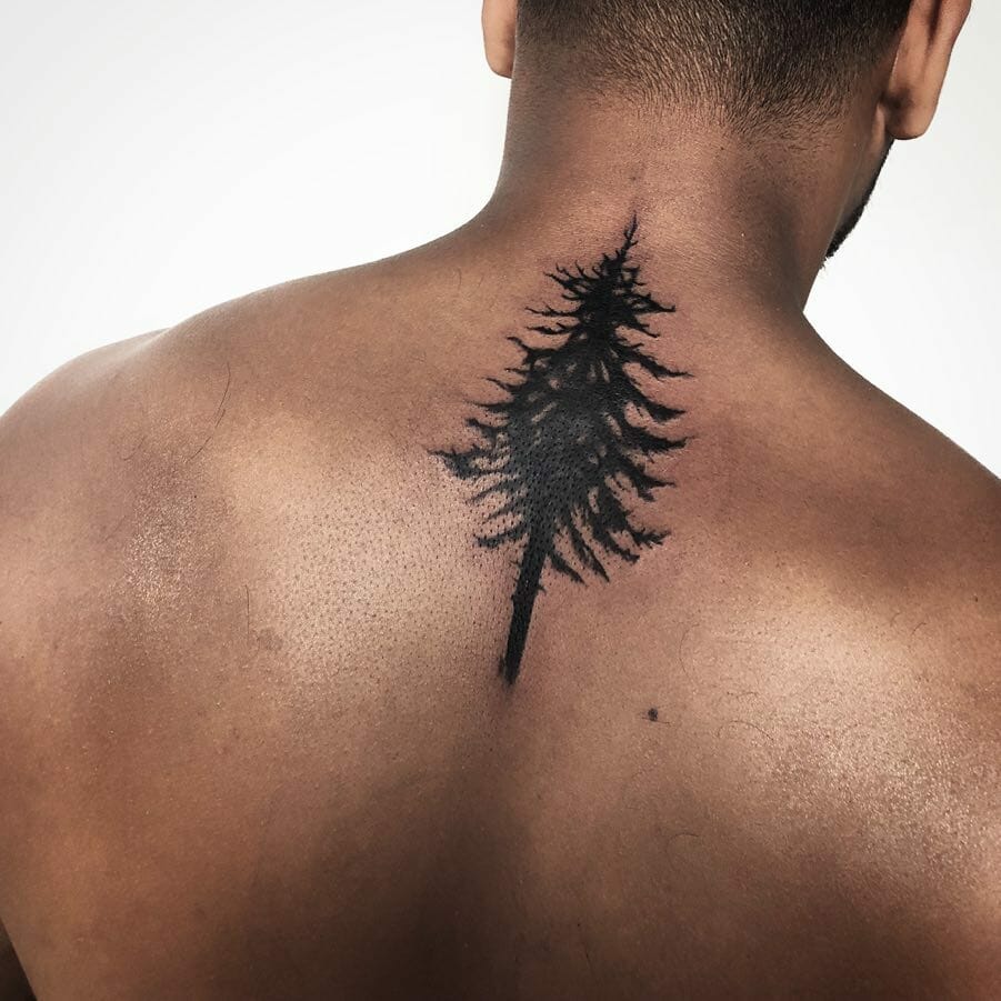 Pine tree tattoo5
