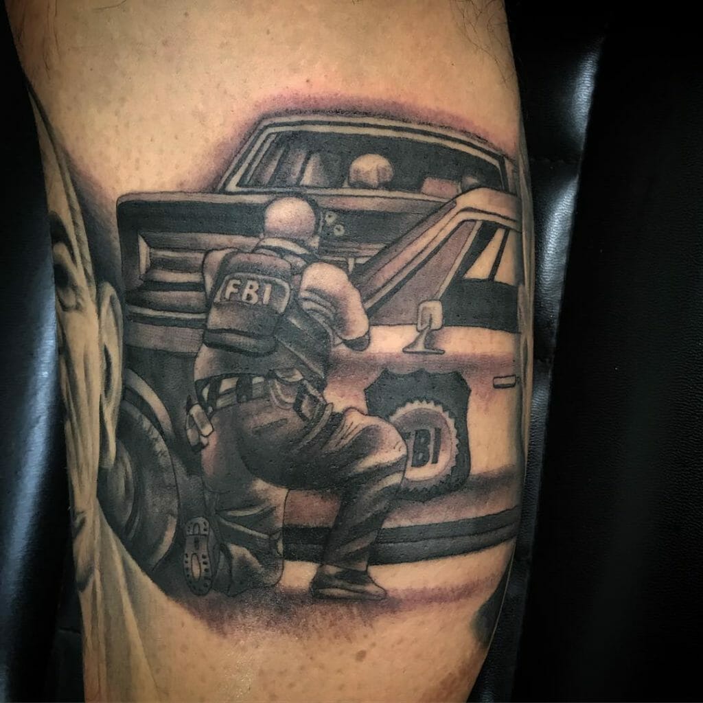 police tattoo