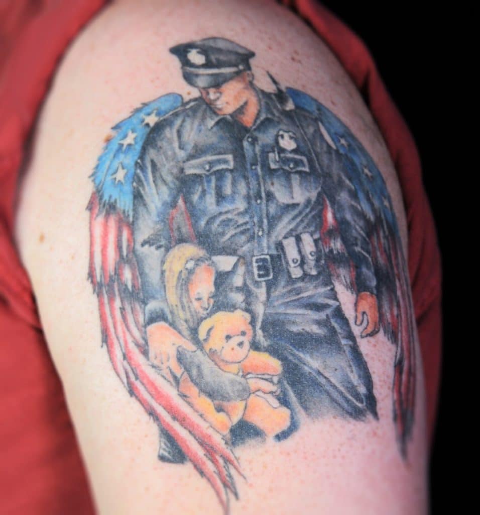 Share more than 66 tattoos for cops super hot  thtantai2