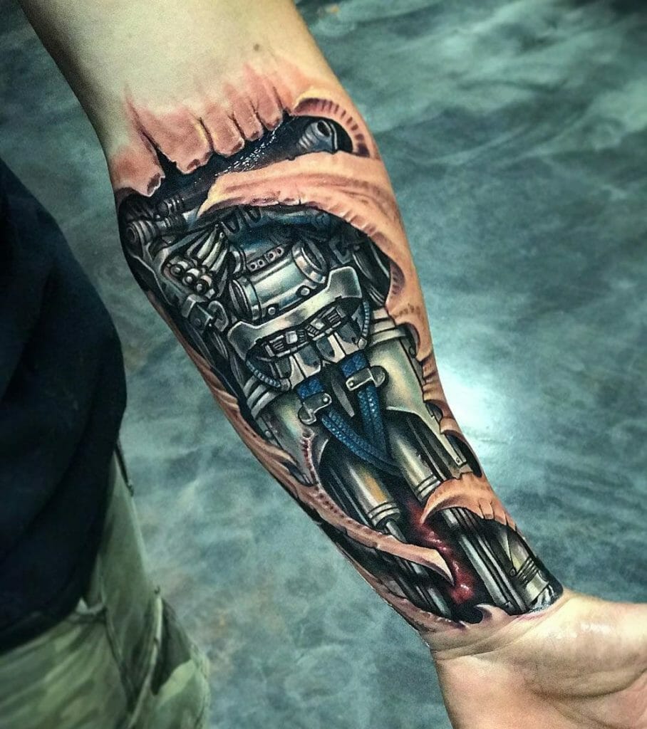 Robot arm tattoo3