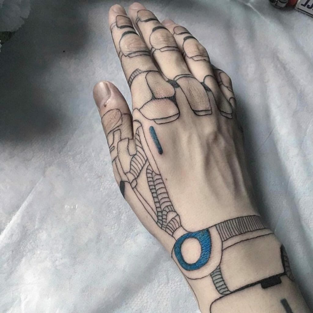 Robot arm tattoo5