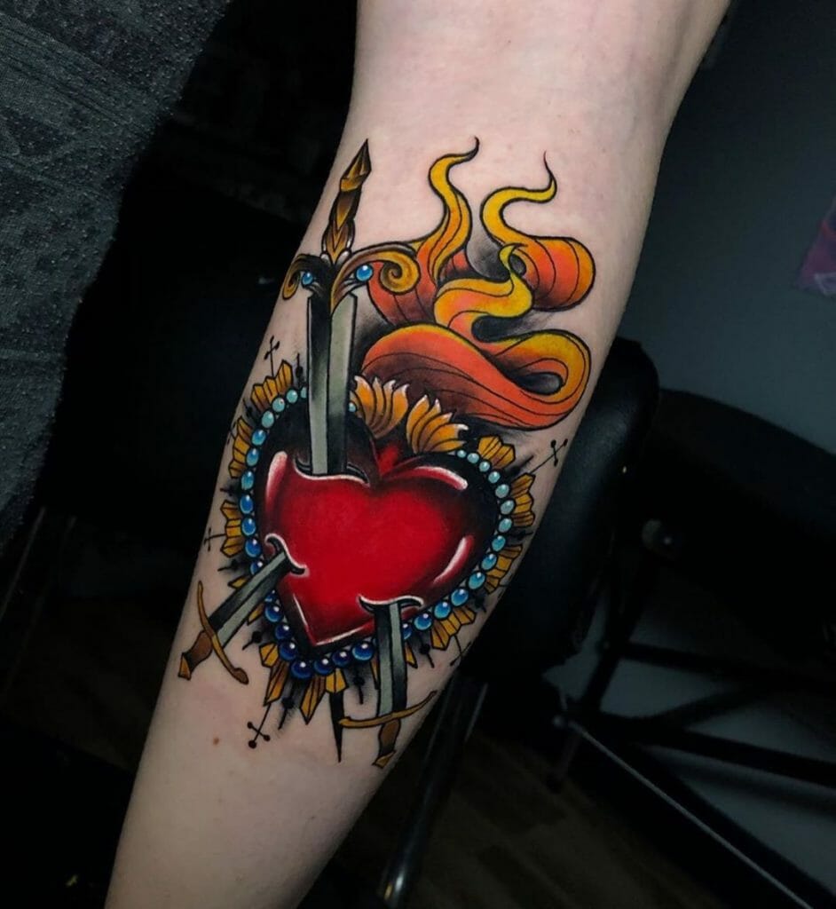 Sacred heart tattoos5