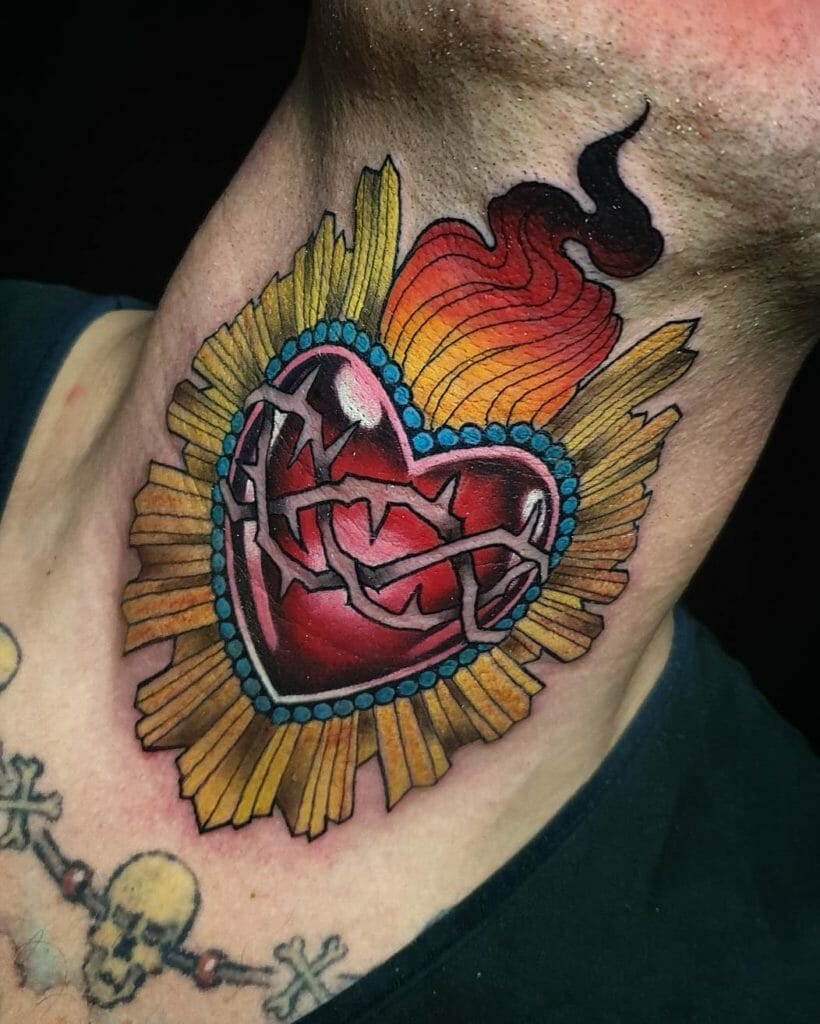 Sacred heart tattoos6