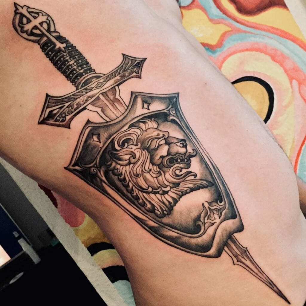 Shield tattoo1