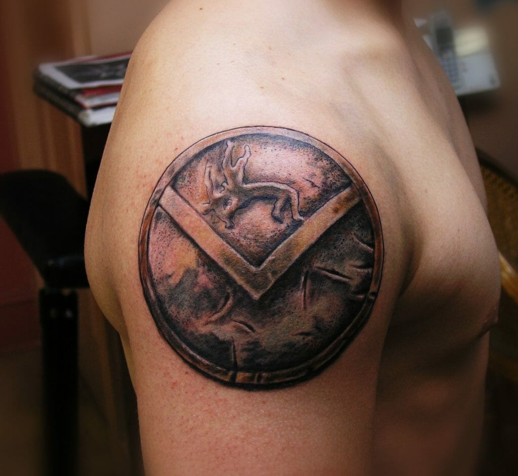 Shield tattoo5