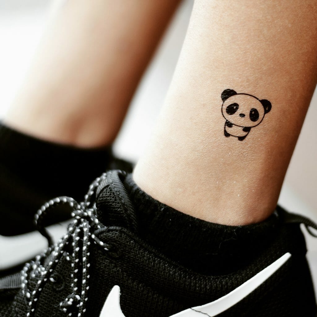 Sleepy Panda SemiPermanent Tattoo  Reallooking Temporary Tattoos   SimplyInkedin
