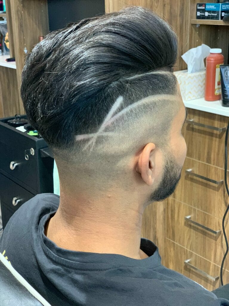 Hard Part Side Haircut Style