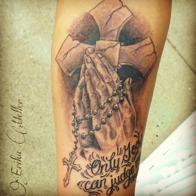 only god can judge me tattoo