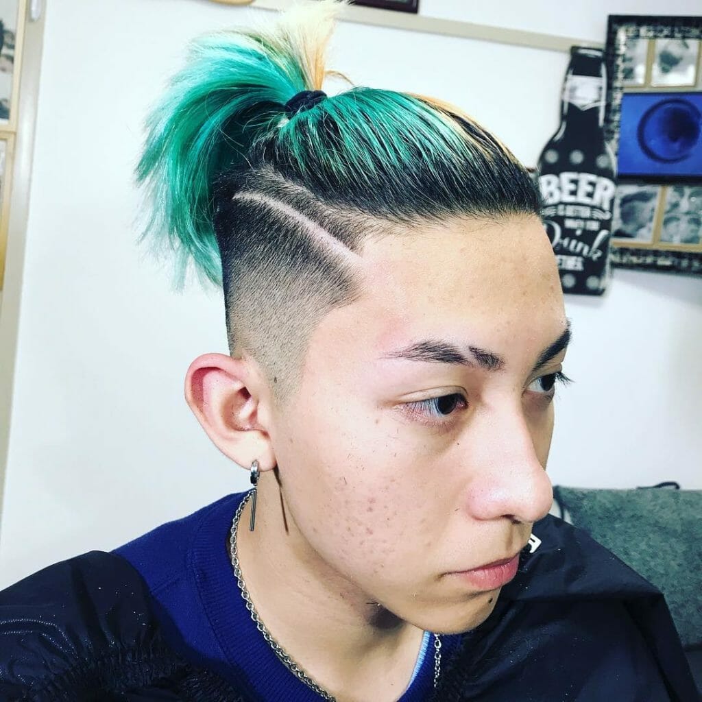samurai haircut