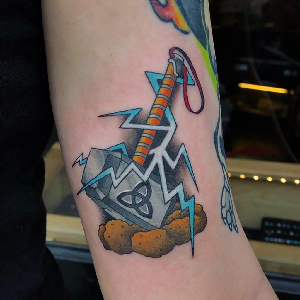 101 Best Amazing Mjolnir Tattoo Designs You Need To See! - Outsons