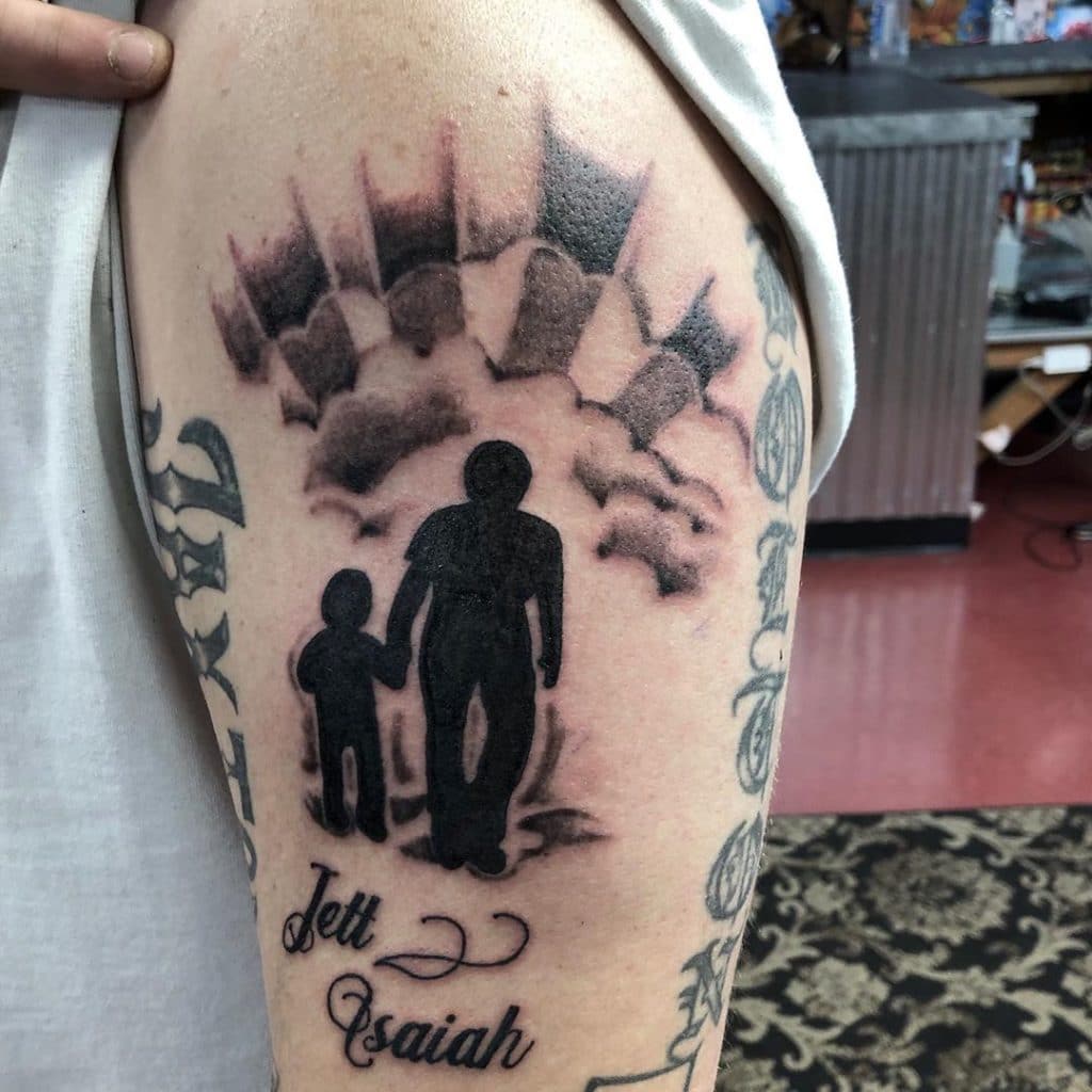father son tattoos