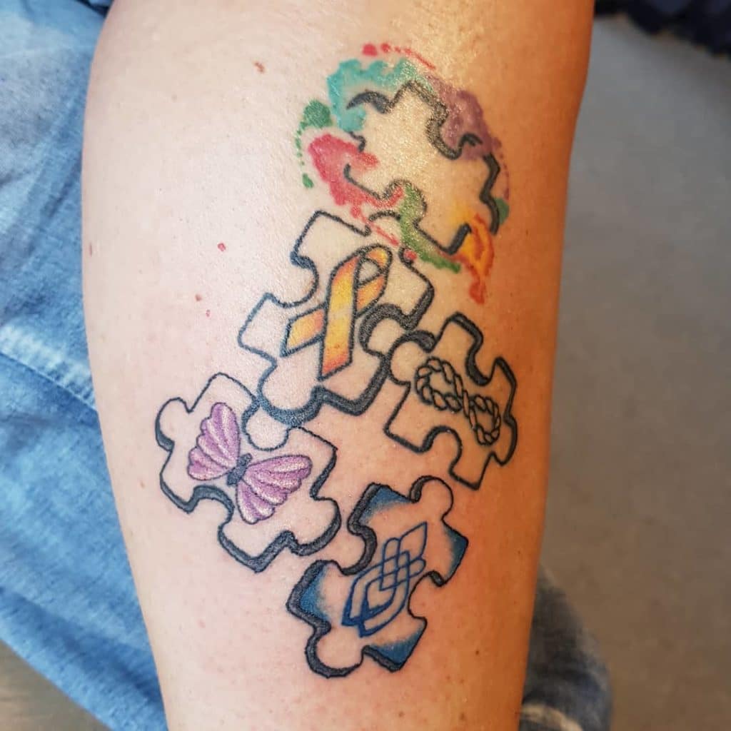 puzzle tattoo