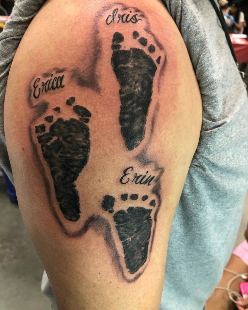 footprint tattoos