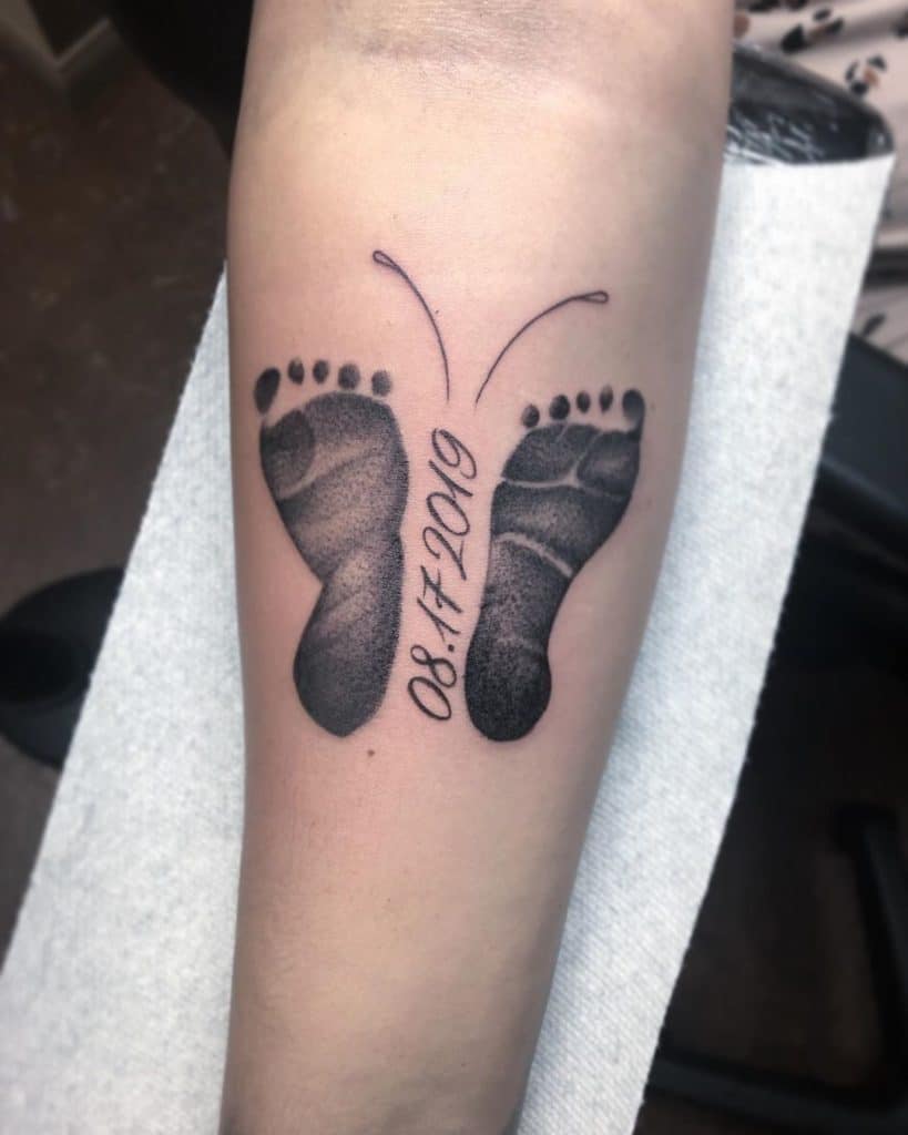 footprint tattoos