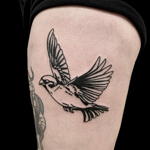 101 Amazing Sparrow Tattoo Ideas That Will Blow Your Mind! | Outsons ...