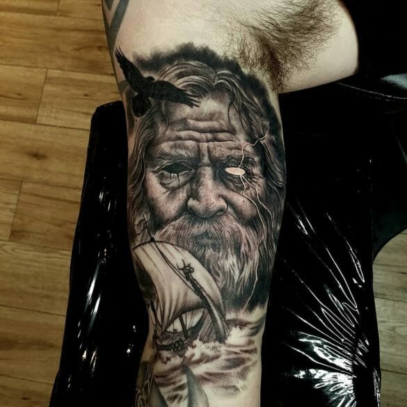 101 Amazing Odin Tattoos For 2024!