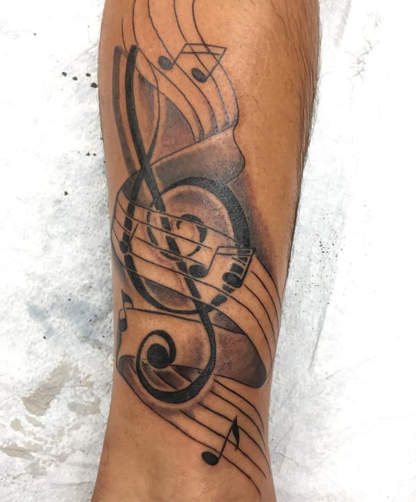 101 Amazing Music Tattoo Designs You Need To See! - Outsons