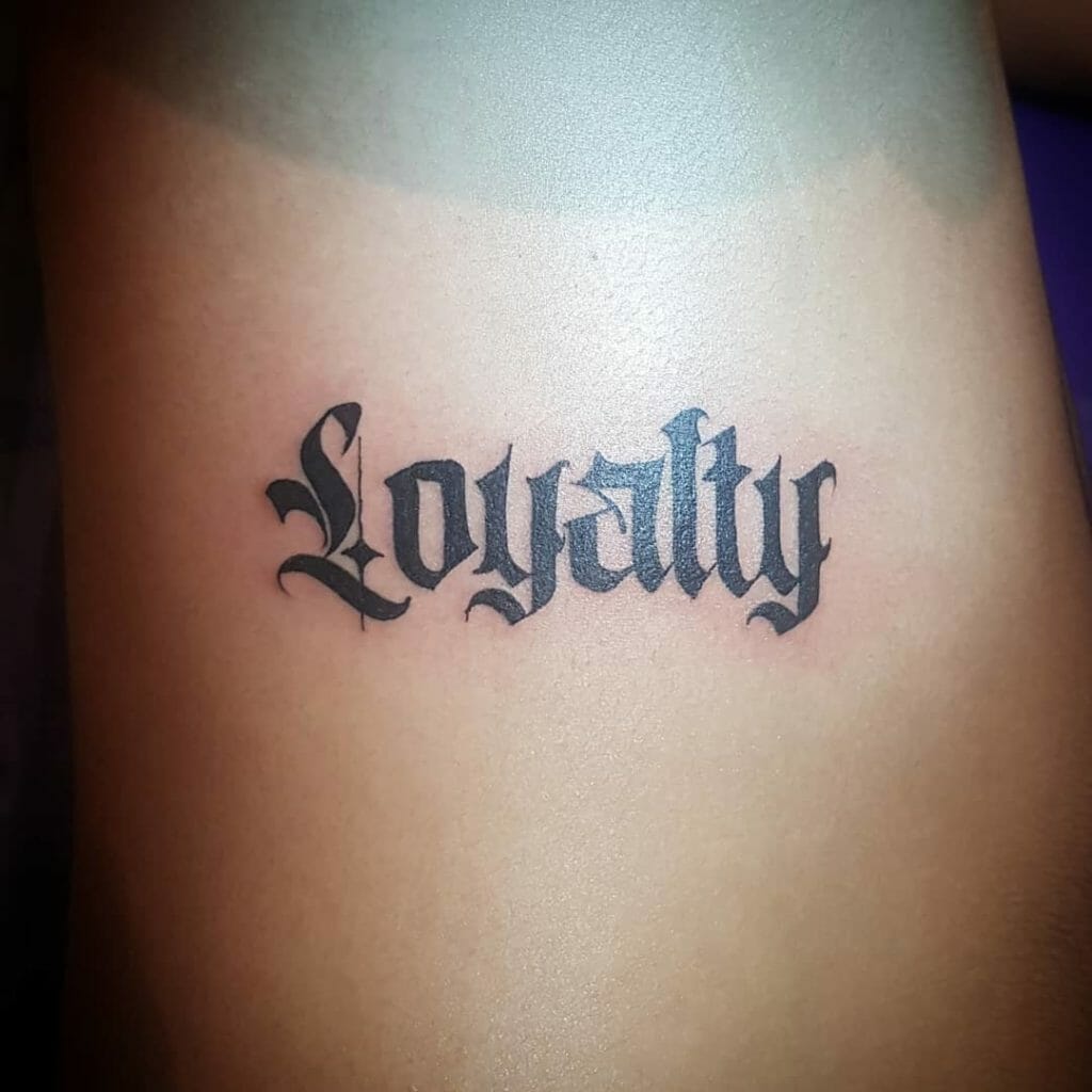 loyalty quotes tattoos