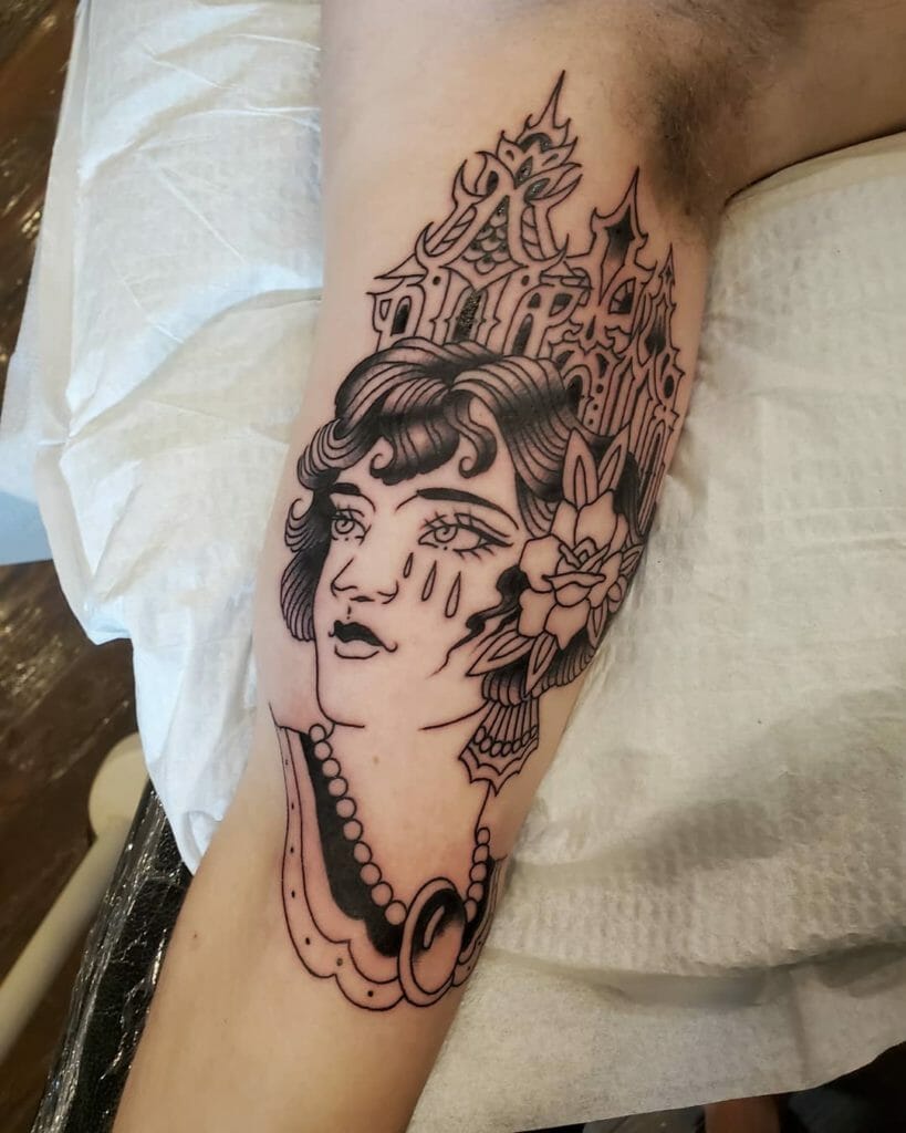 Nurse Head Tattoo