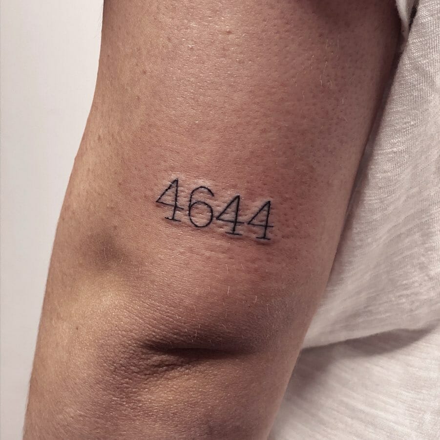 number tattoos