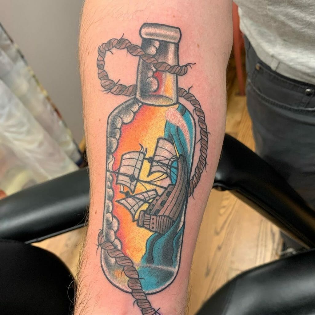 ship tattoo