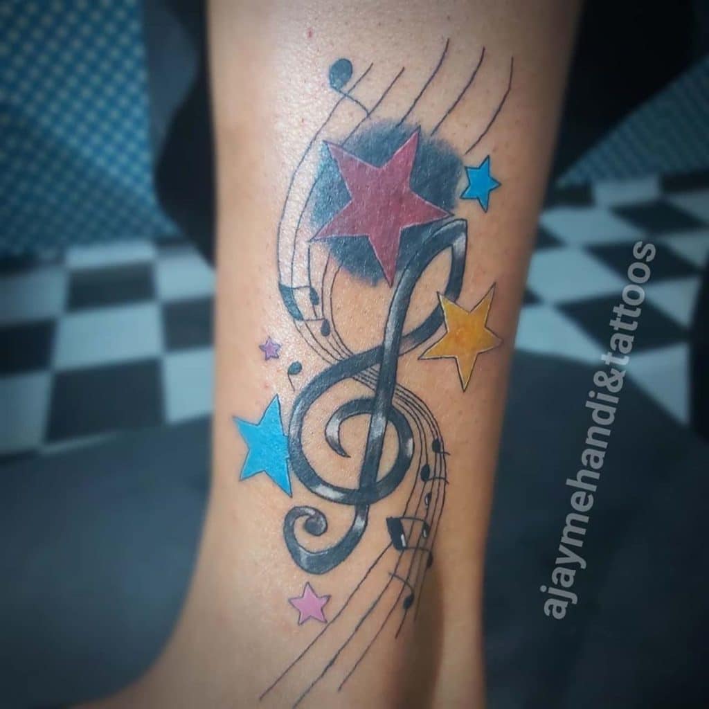 101 Amazing Music Tattoo Designs You Need To See! - Outsons