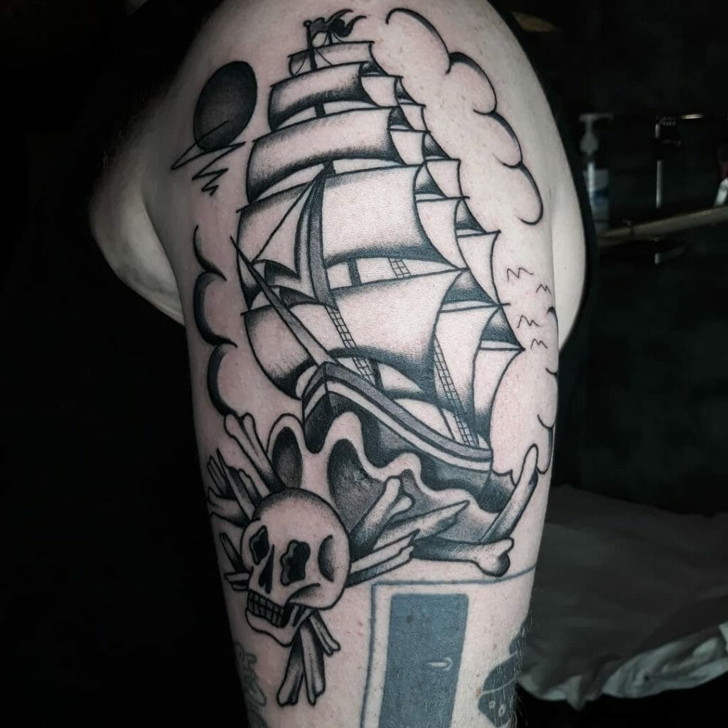 ship tattoo