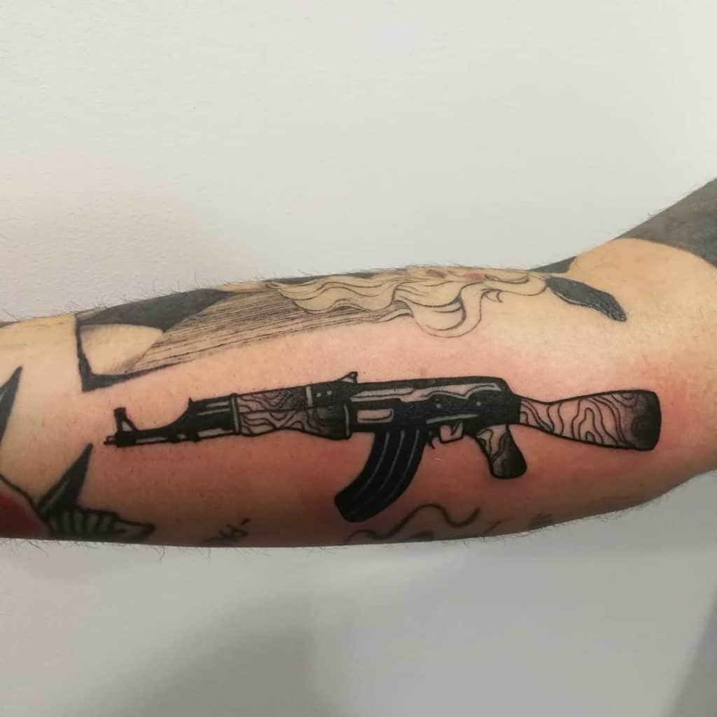 101 Amazing Gun Tattoo Ideas That Will Blow Your Mind! - Outsons