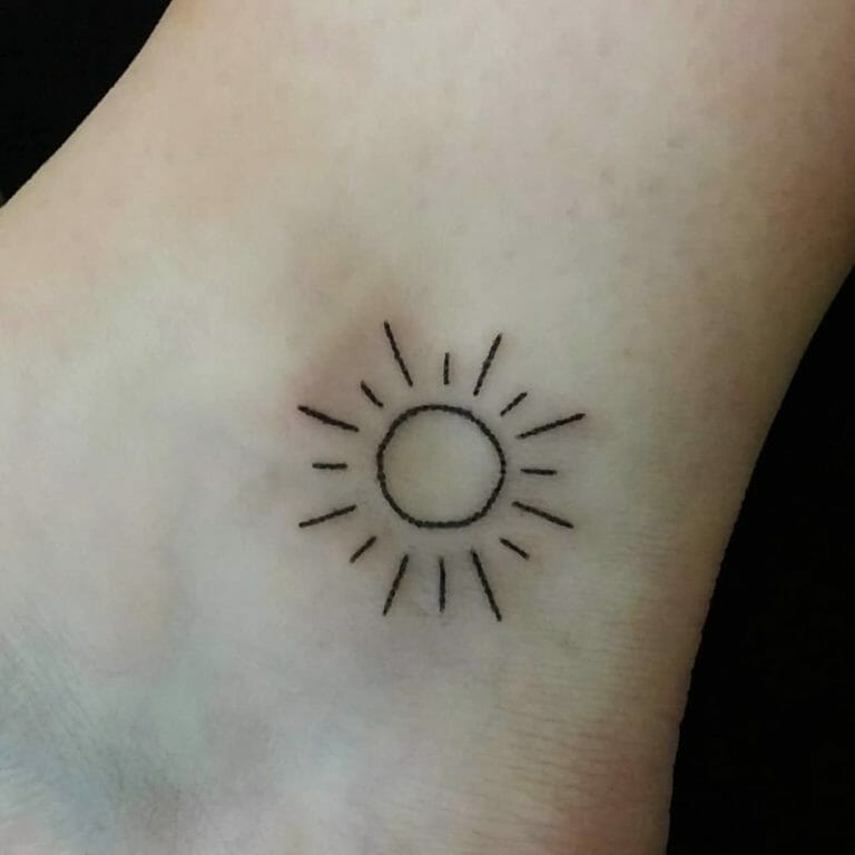 10 Latest Sun Tattoos For 2024!
