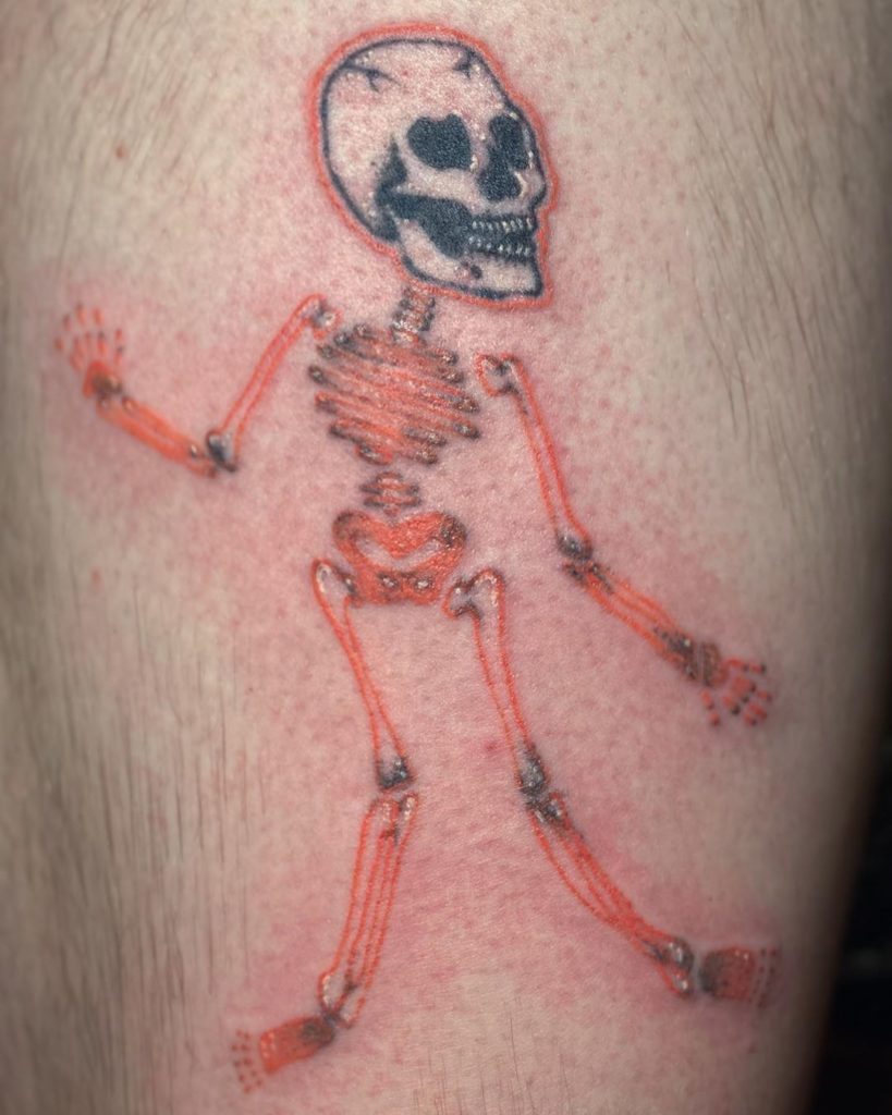 skeleton tattoo
