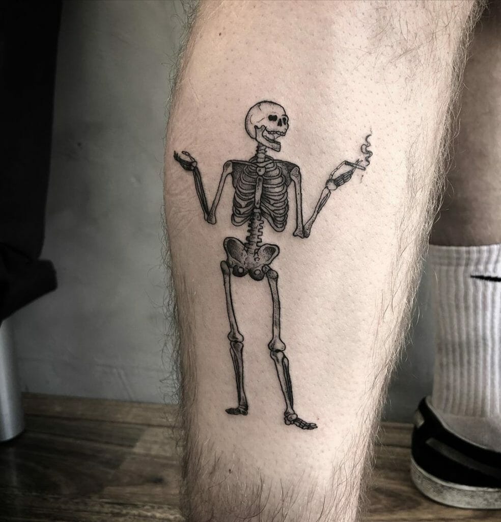 skeleton tattoo