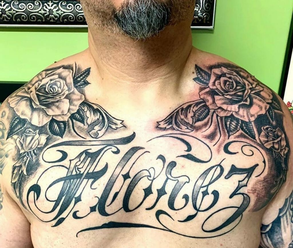 101 Amazing Chest Word Tattoo Ideas That Will Blow Your Mind! | Outsons