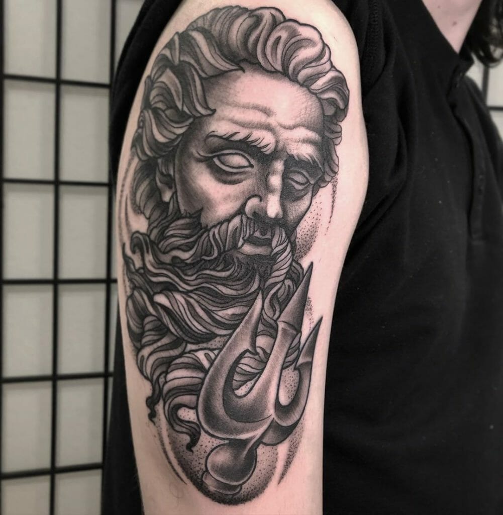 Greek god tattoo