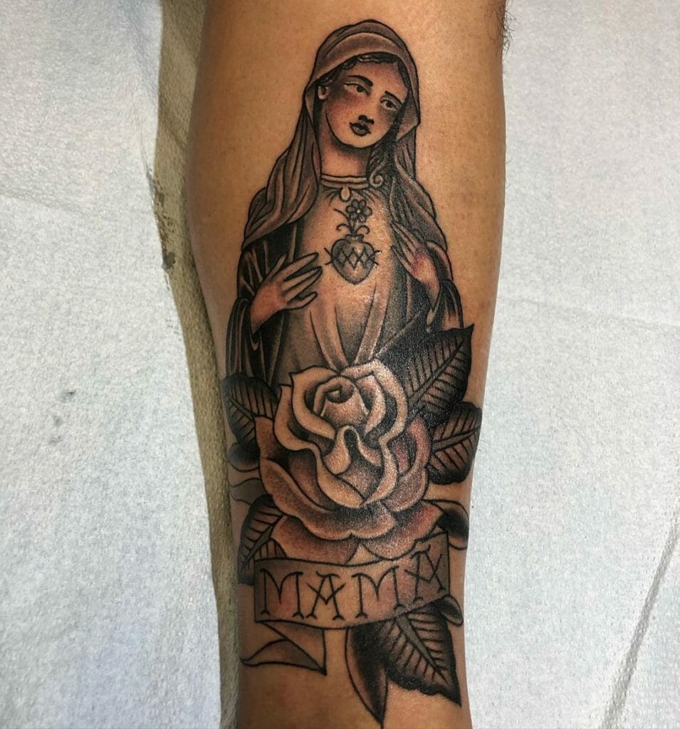 Mary mother of god tattoo