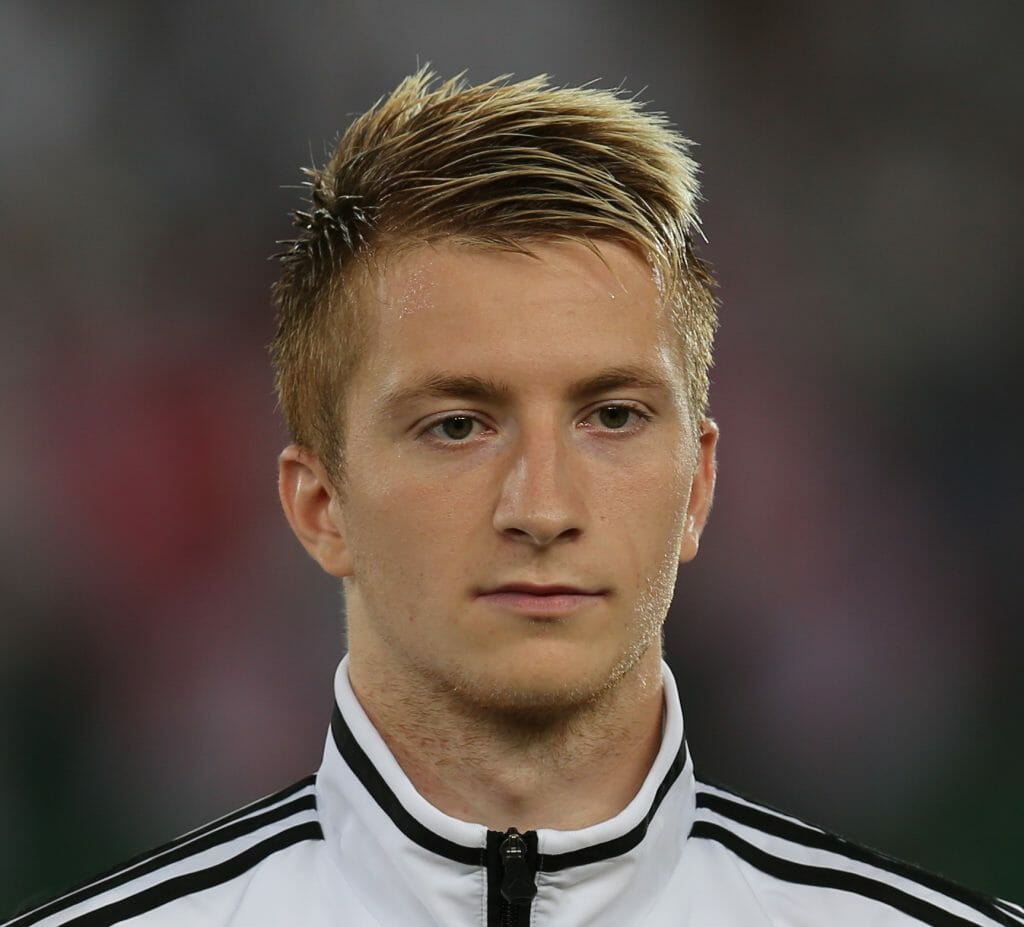 Marco Reus Hairstyle Side Swept