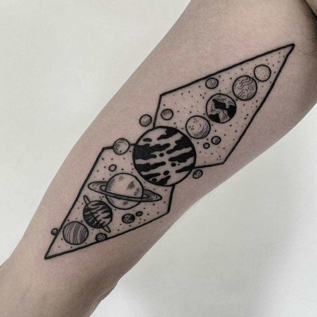 Solar system tattoo2