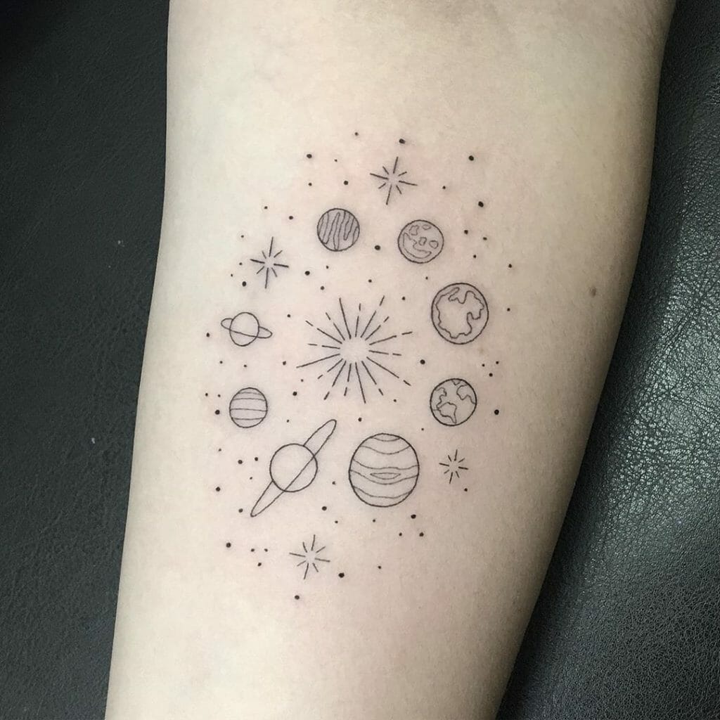 Solar system tattoo3