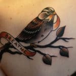 Sparrow Bird Tattoo1