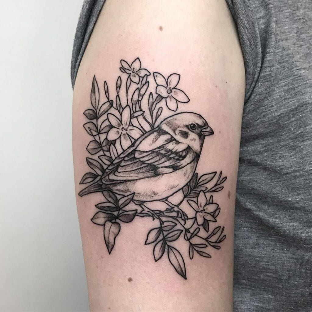 Sparrow tattoos