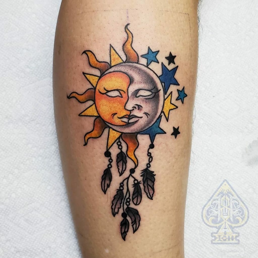 Sun tattoo1