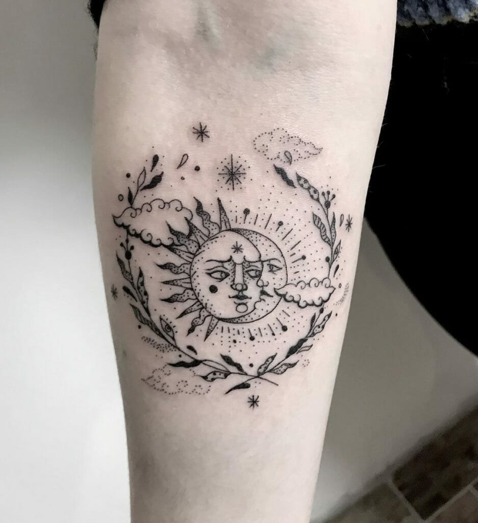 Sun tattoo3
